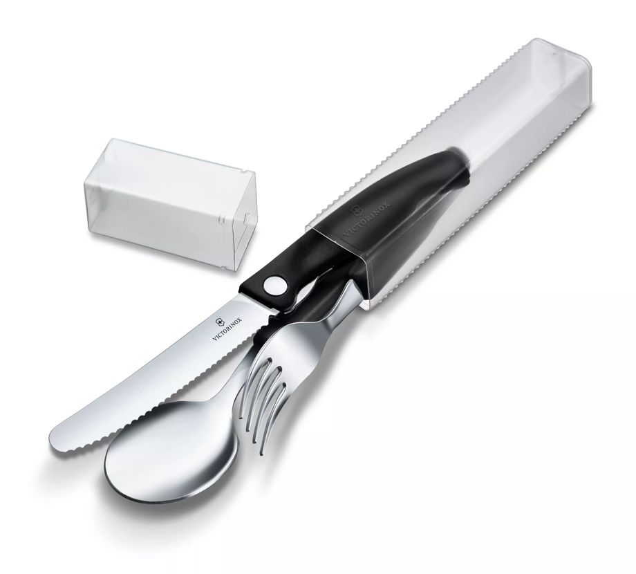 Swiss Classic Paring Knife, Fork and Spoon Set - null