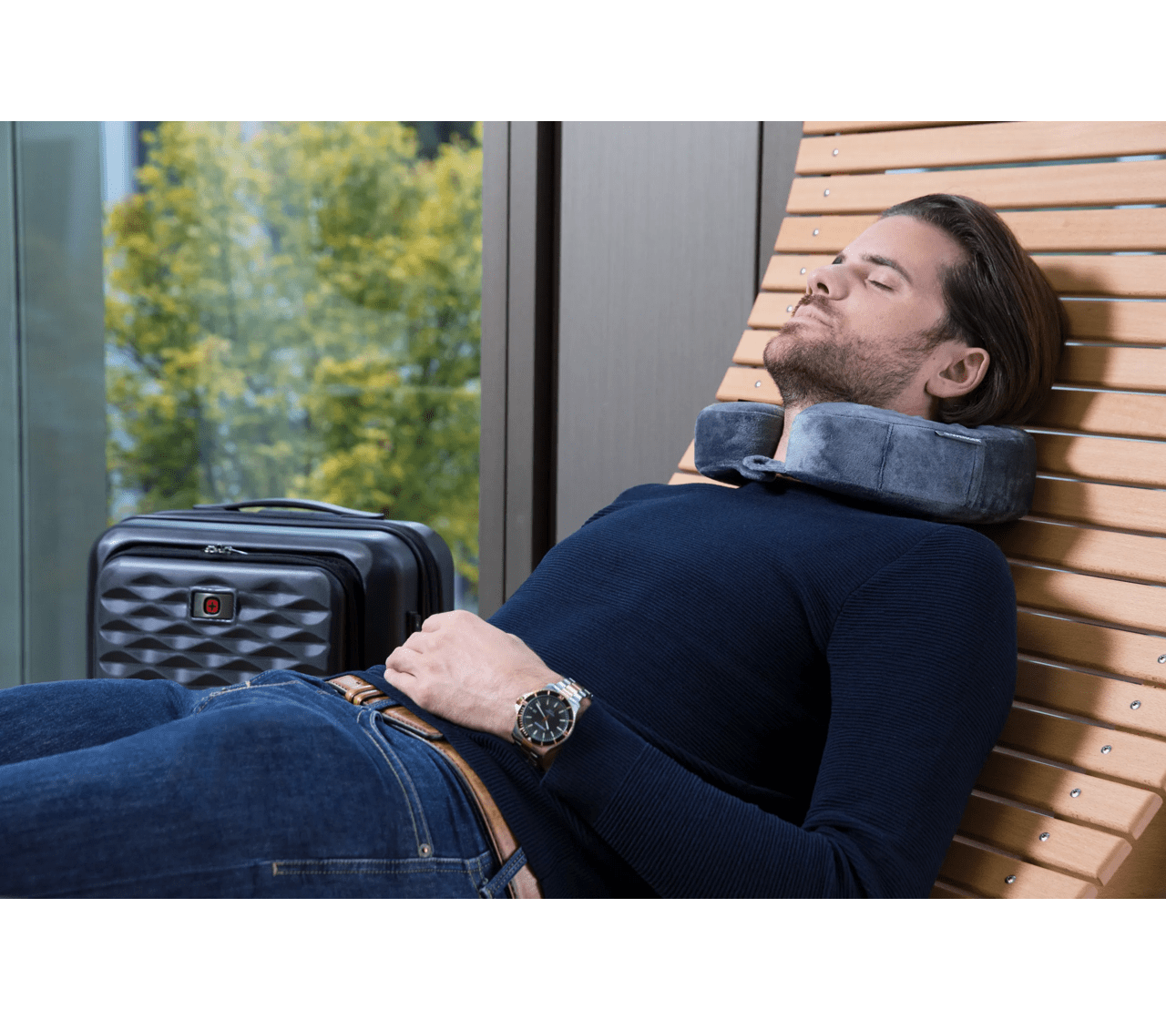 Memory Foam Travel Pillow - 611884