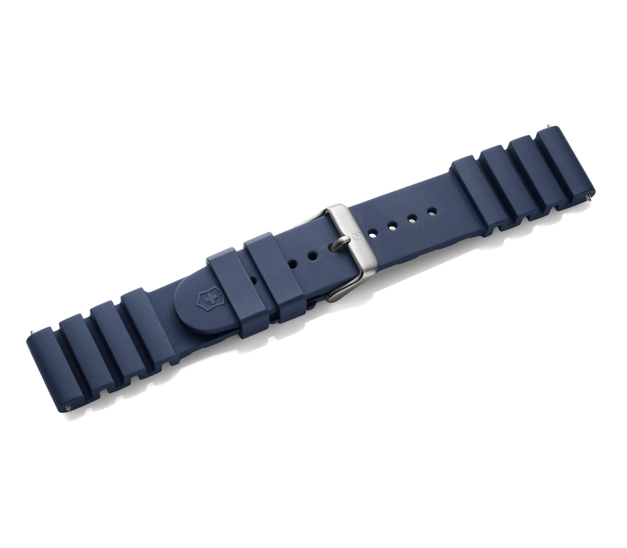 Blue rubber strap with buckle - null