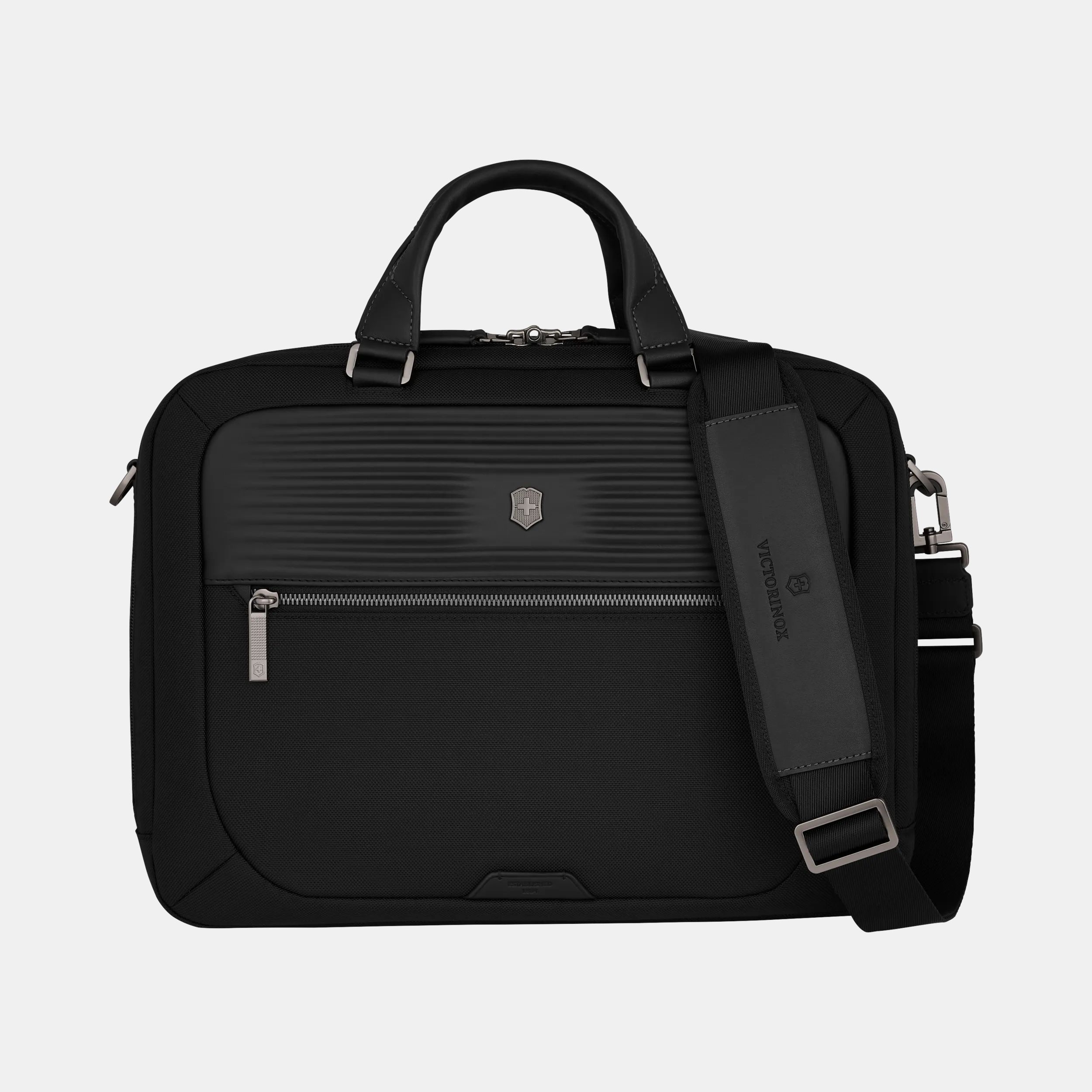 【クーポン対象外】 Victorinox ミシック コンパクト ブリーフケース ブラック - 653456 ブリーフケース、書類かばん