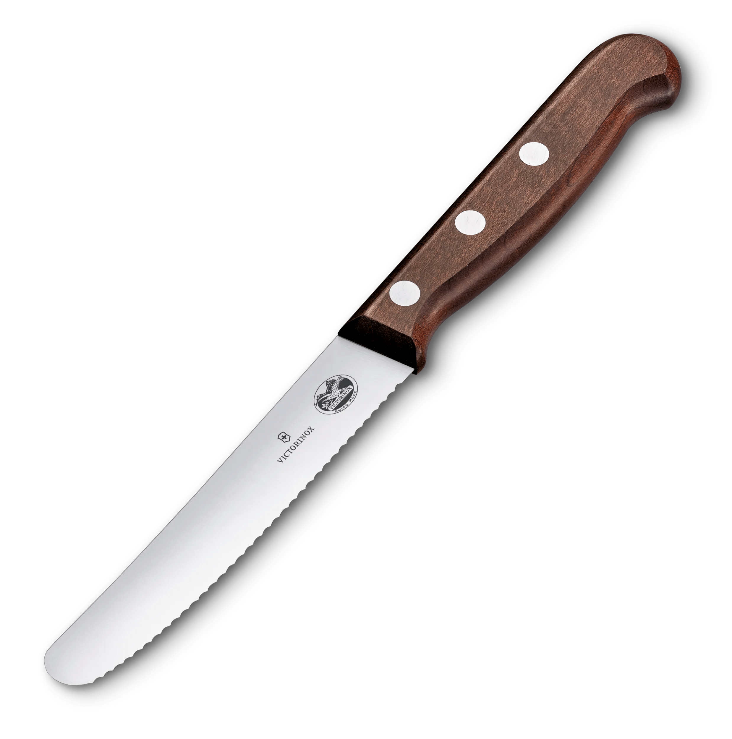 Wood Tomato and Table Knife