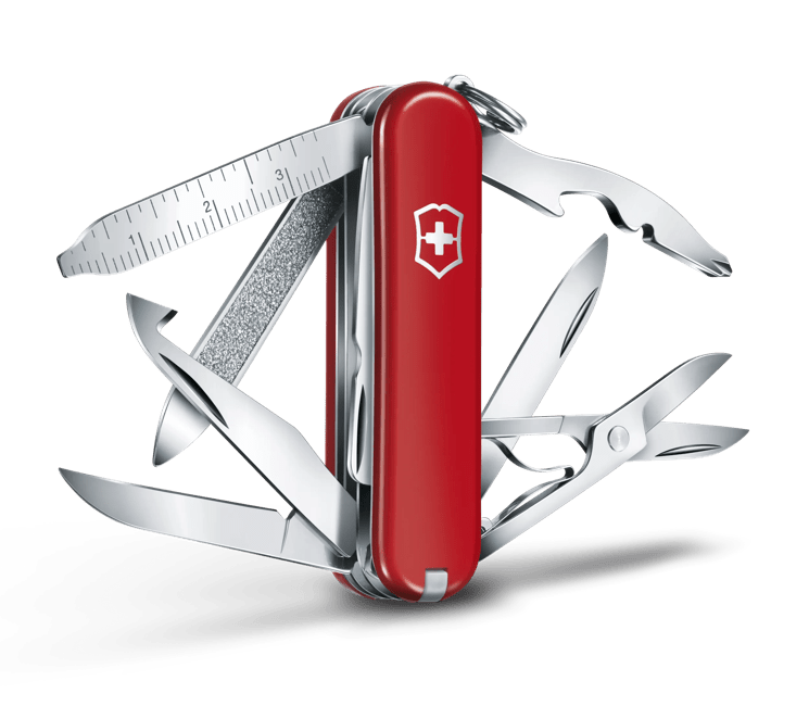 Coltellino svizzero Victorinox MiniChamp 0.6385 ha 16 funzioni 45 grammi di  peso