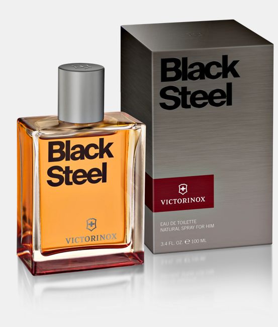 Victorinox Black Steel Eau De Toilette Spray By Victorinox Victorinox Black Steel Eau De Toilette Spray By Victorinox