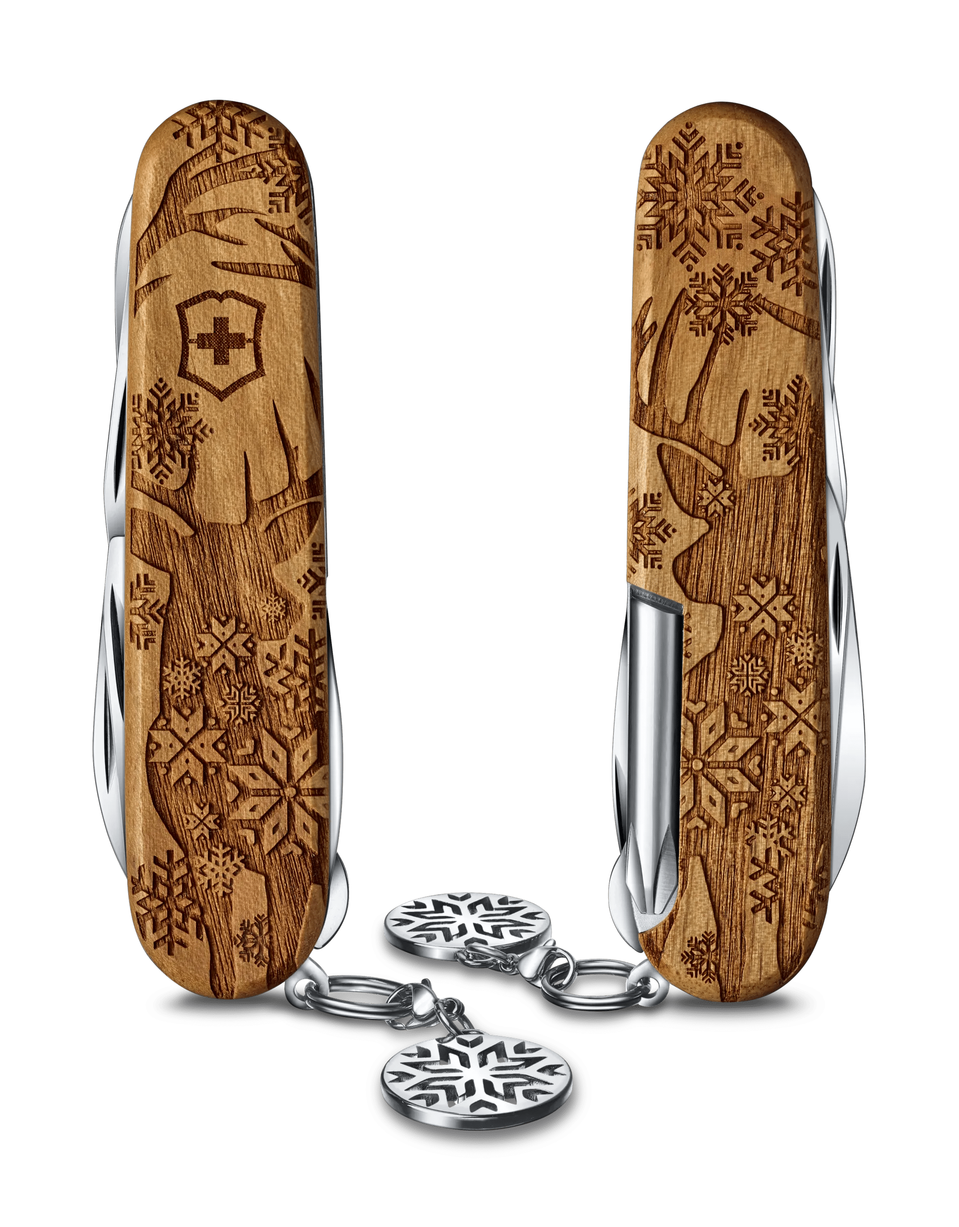 Victorinox Super Tinker Wood Winter Magic Limited Edition 2022 in 