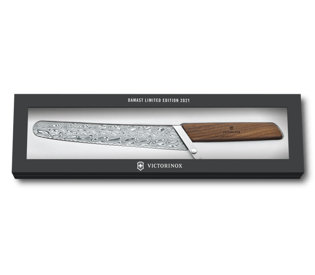 Swiss Modern Brot- und Konditormesser Damast Limited Edition 2021-6.9070.22WJ21