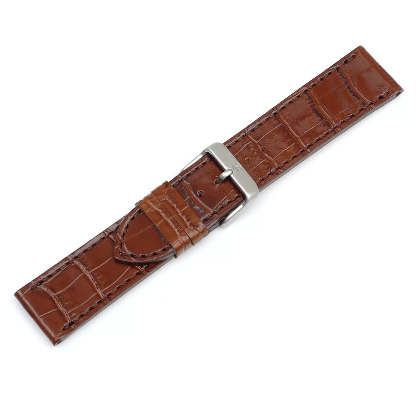 Chrono Classic Lady - Brown Leather Strap with buckle - 21 mm-004146