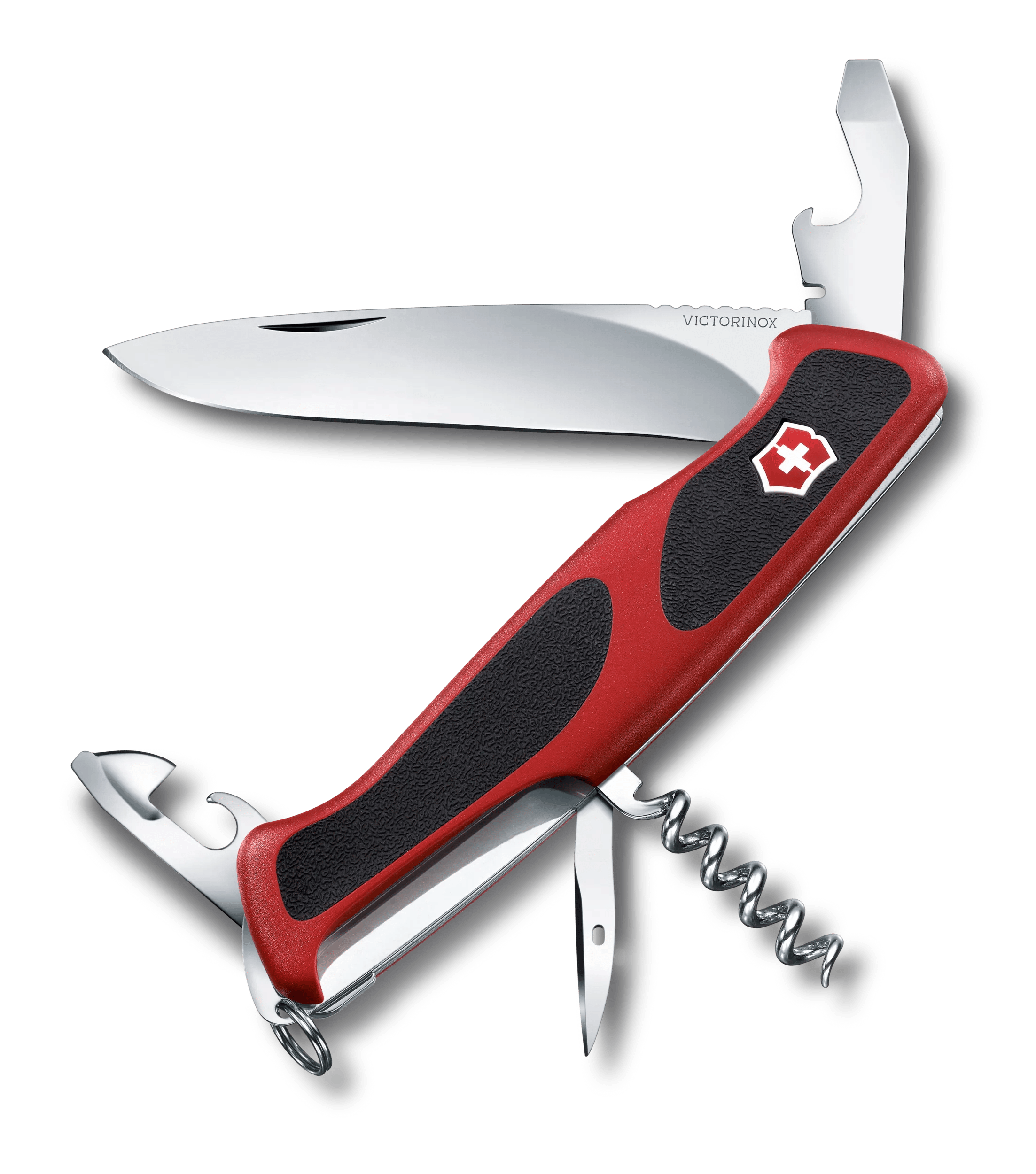 Victorinox Ranger, Navaja suiza con 21 funciones, incluyendo sierra para  metal, cincel de madera y tijeras, de color rojo : : Deportes y  aire libre