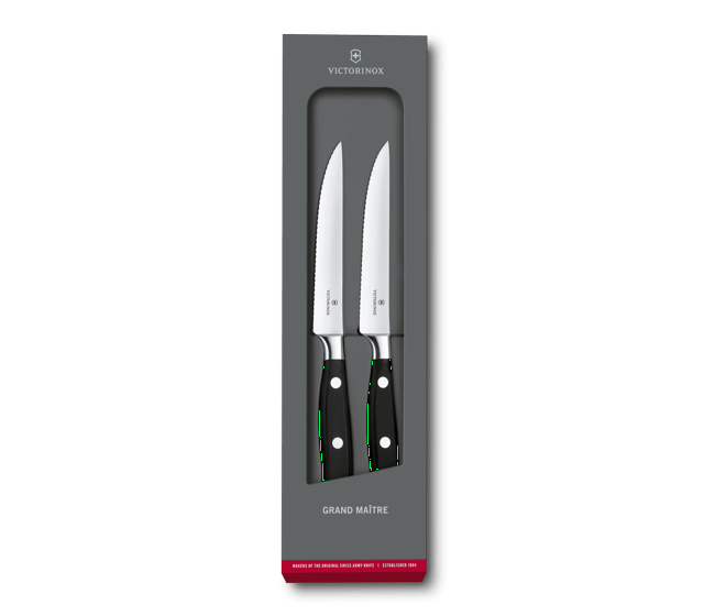 Grand Maître Steakmesser-Set, Wellenschliff-7.7242.2W