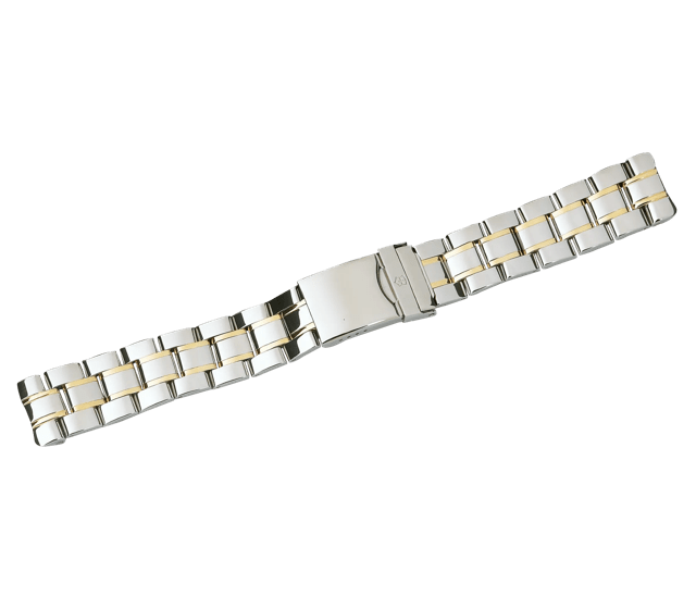 Officer's 1884 - Two-tone Bracelet with Clasp-001839