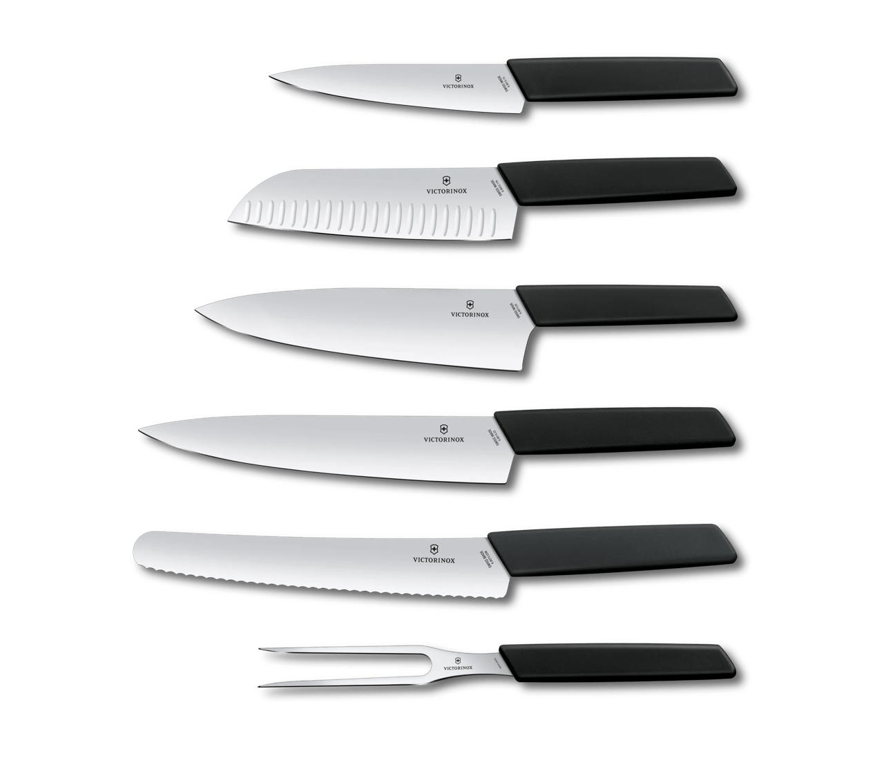 Modern Knife Block, 6 Pieces - null