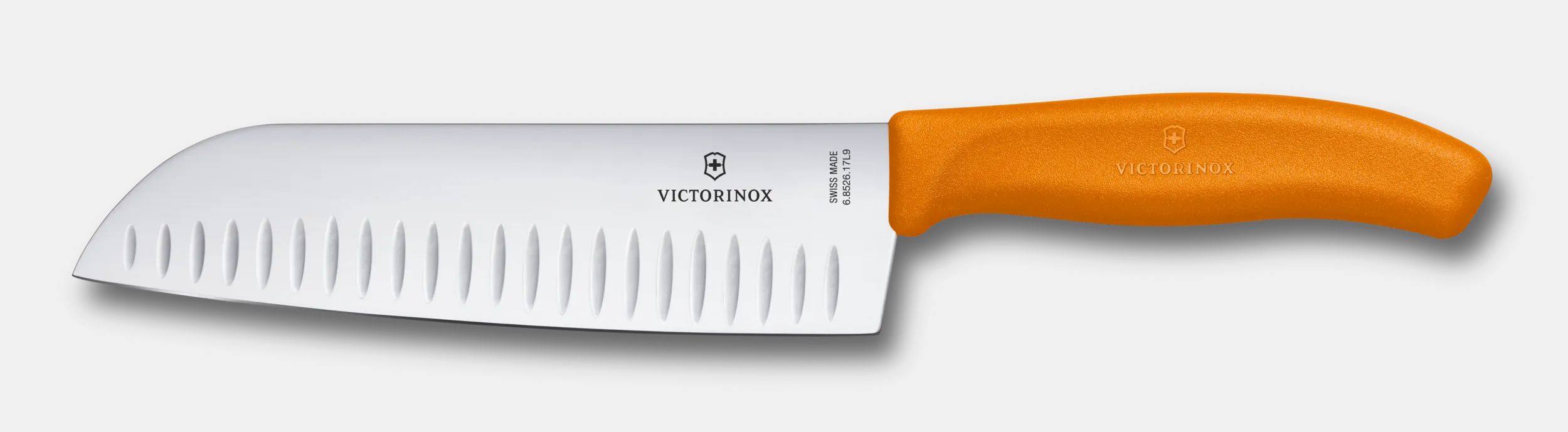 Swiss Classic Santoku Knife fluted edge