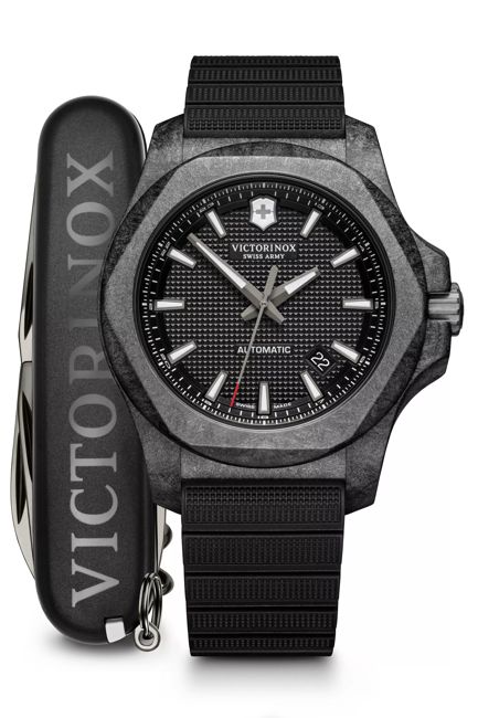 Victorinox I.N.O.X. Carbon Mechanical in Black, 43 mm - 241866.1