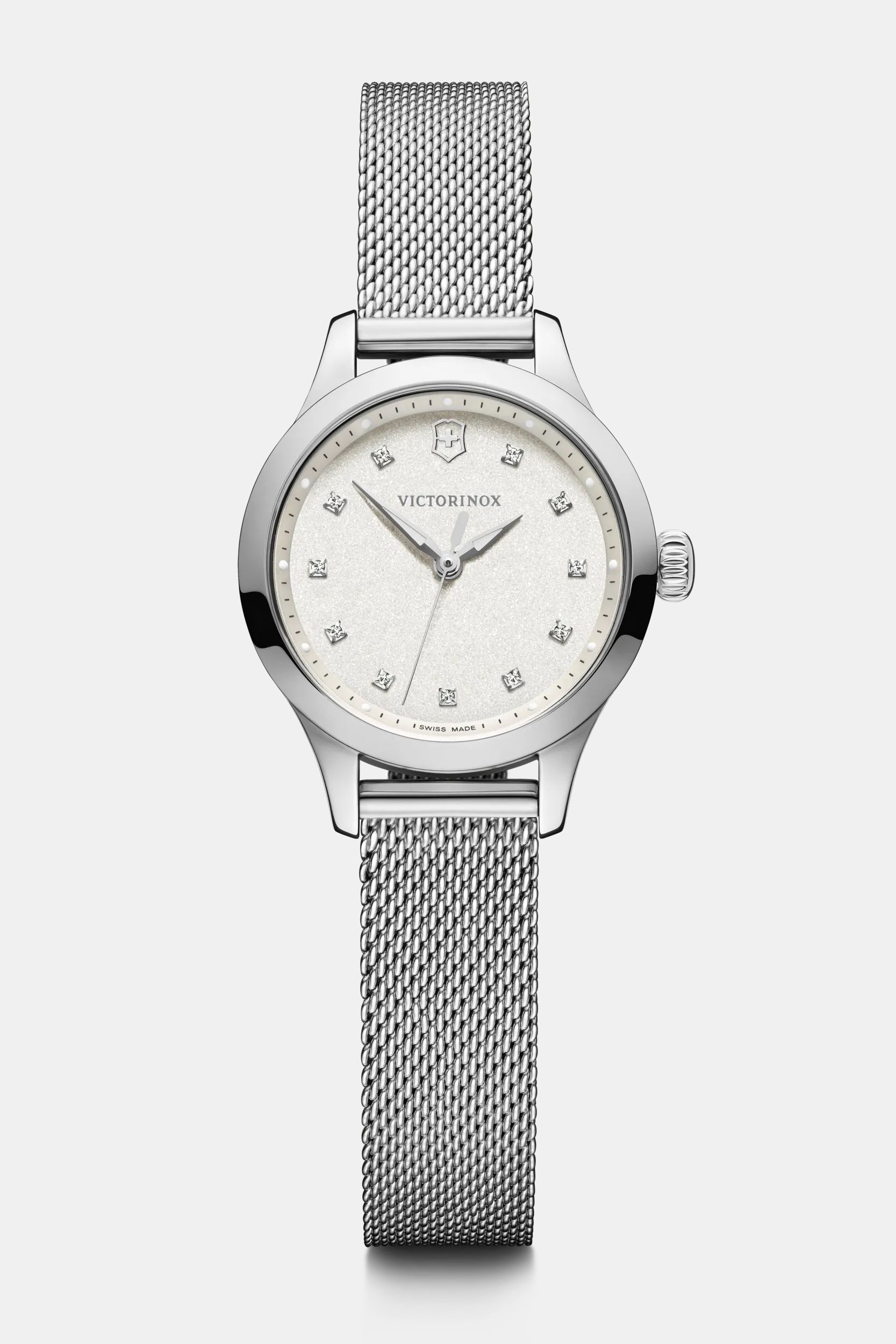 Swiss army watch women's leather band on sale
