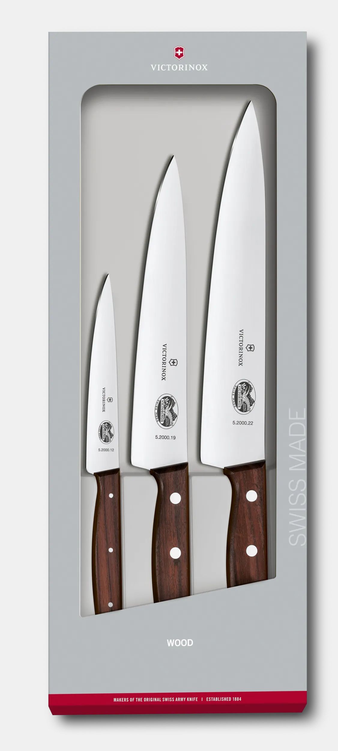 Victorinox Wood Chef s Set 3 pieces in Modified Maple 5.1050.3G