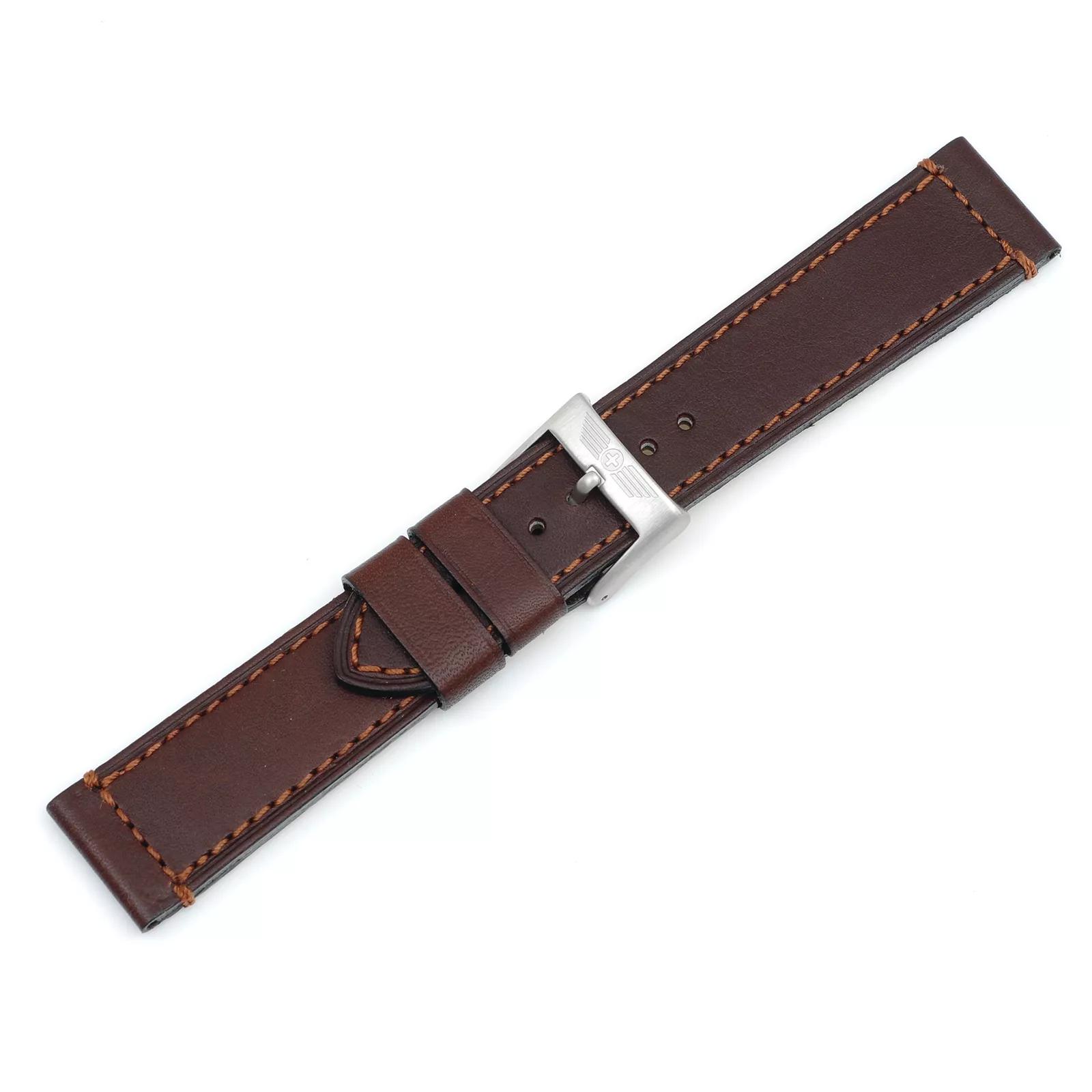 Airboss Mach 3 - Brown Leather Strap with Buckle-001006