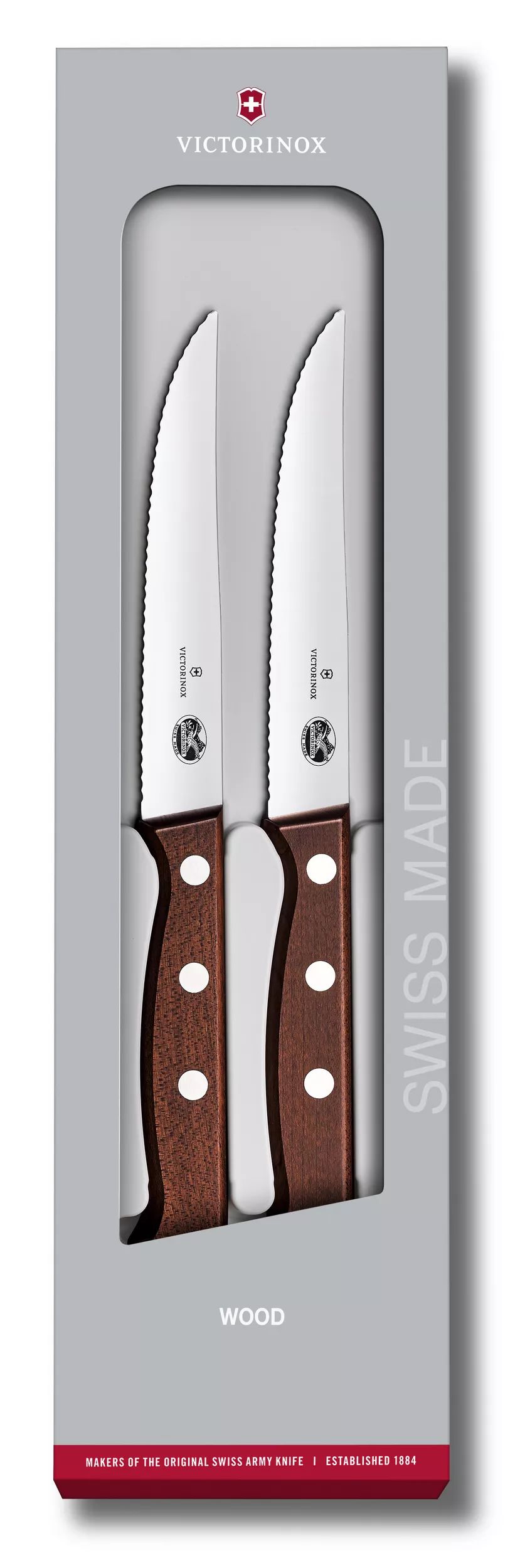 Set de cuchillos para bistec Wood, 2 piezas-5.1230.12G