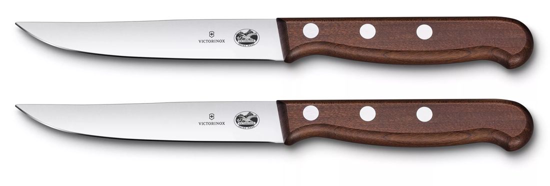 Set couteaux &agrave; steak Wood, 2&nbsp;pi&egrave;ces - 5.1200.12G
