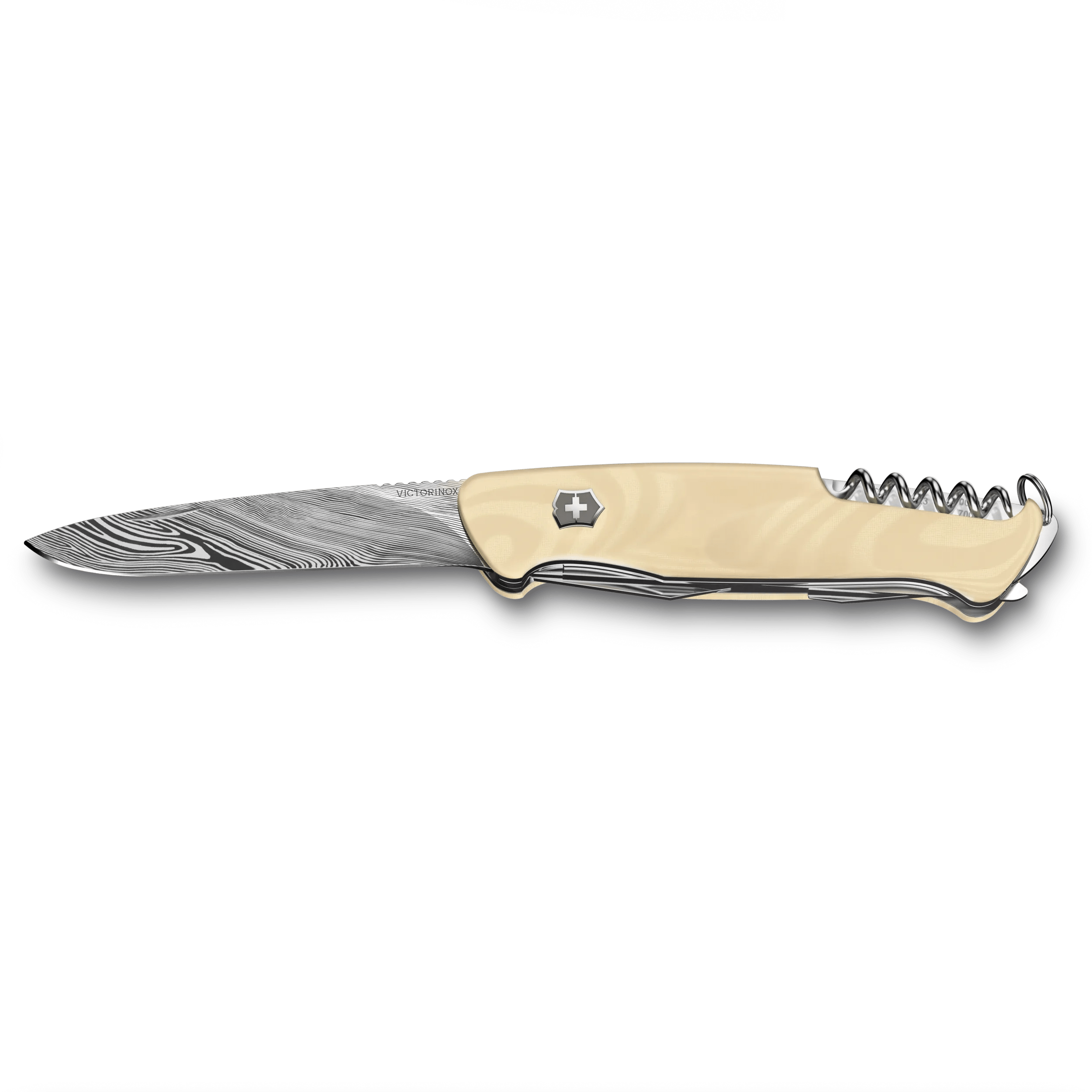 Victorinox レンジャー 55 Micarta ダマスカス リミテッドエディション 2023 ベージュ - 0.9561.J23