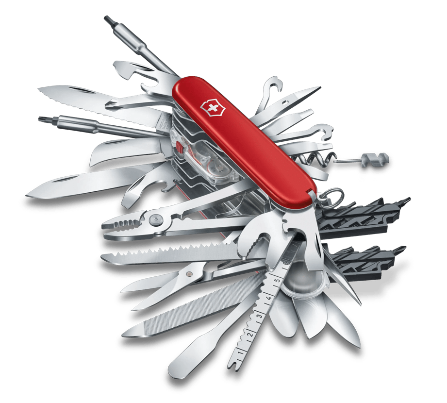 Victorionox Evolution S54 Grip Multi-Tool Red/Black 2.5393.SC