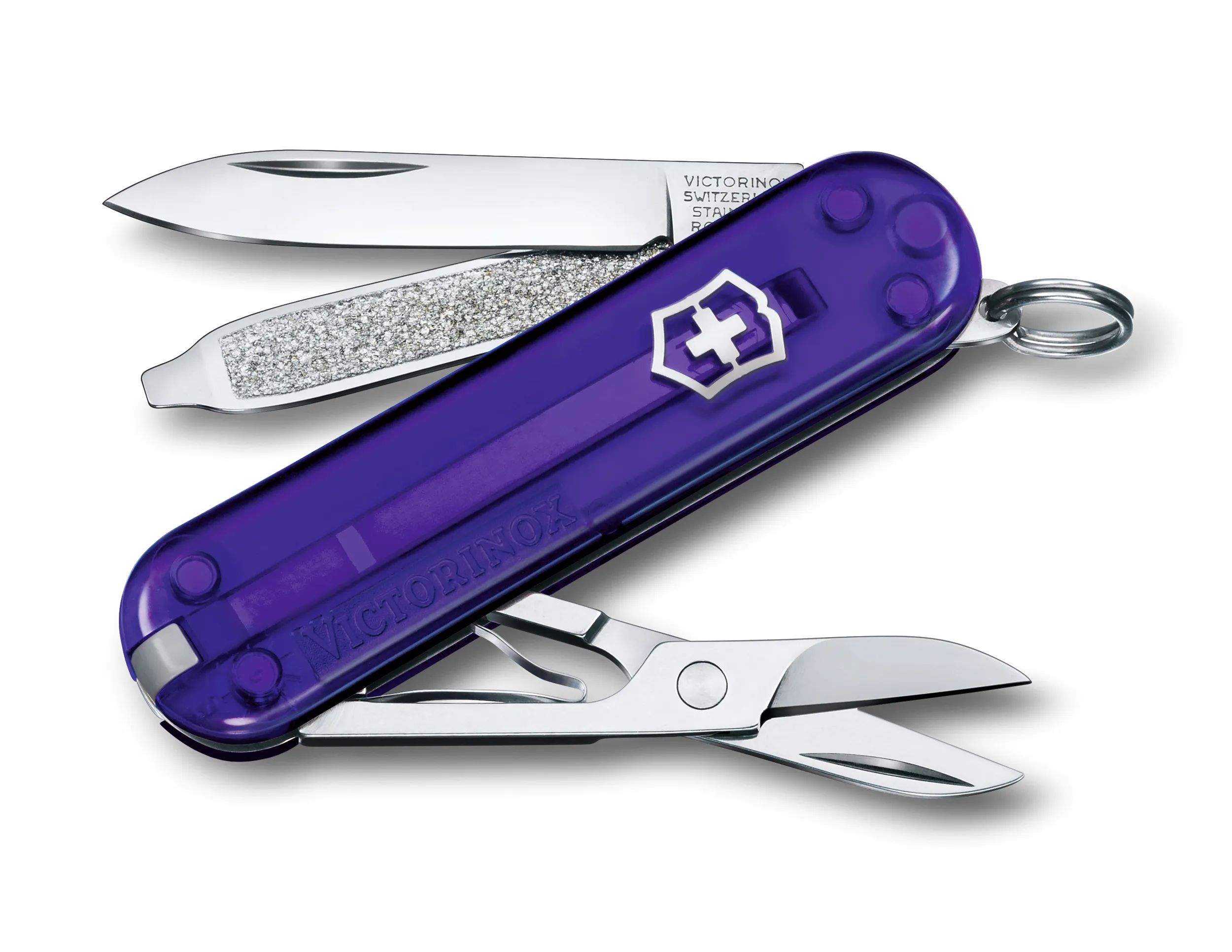 Victorinox Classic SD Transparent in Persian Indigo 0.6223.T29G