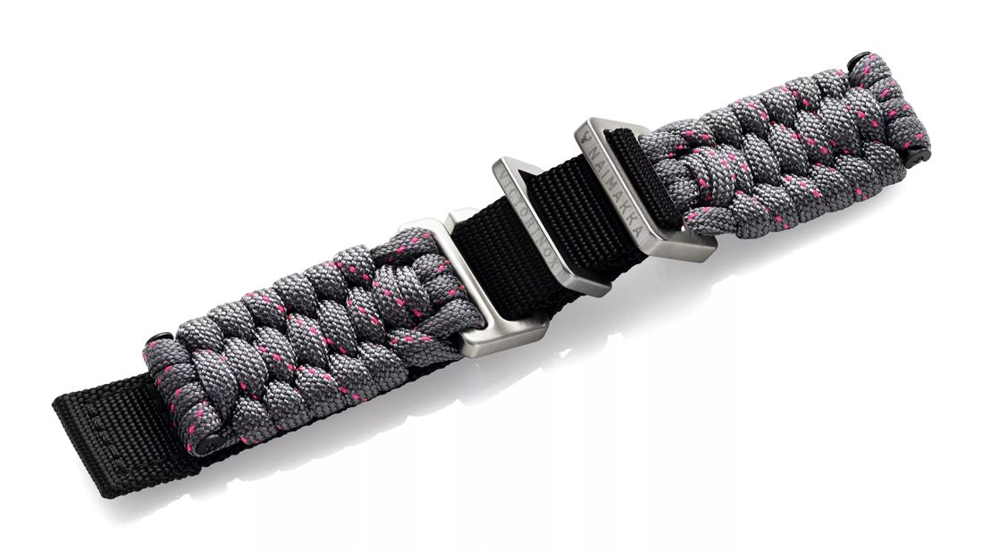 Grey paracord strap with buckle