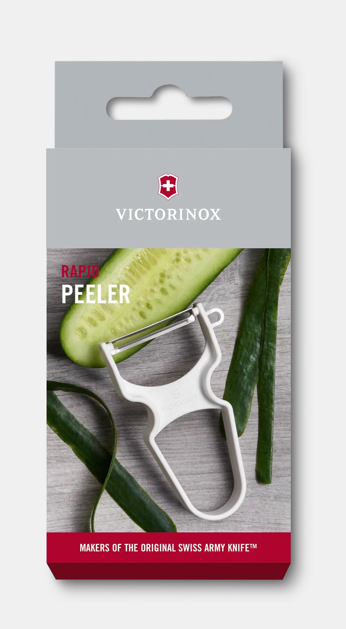 Victorinox RAPIDピーラー、ストレートエッジ ホワイト - 6.0930