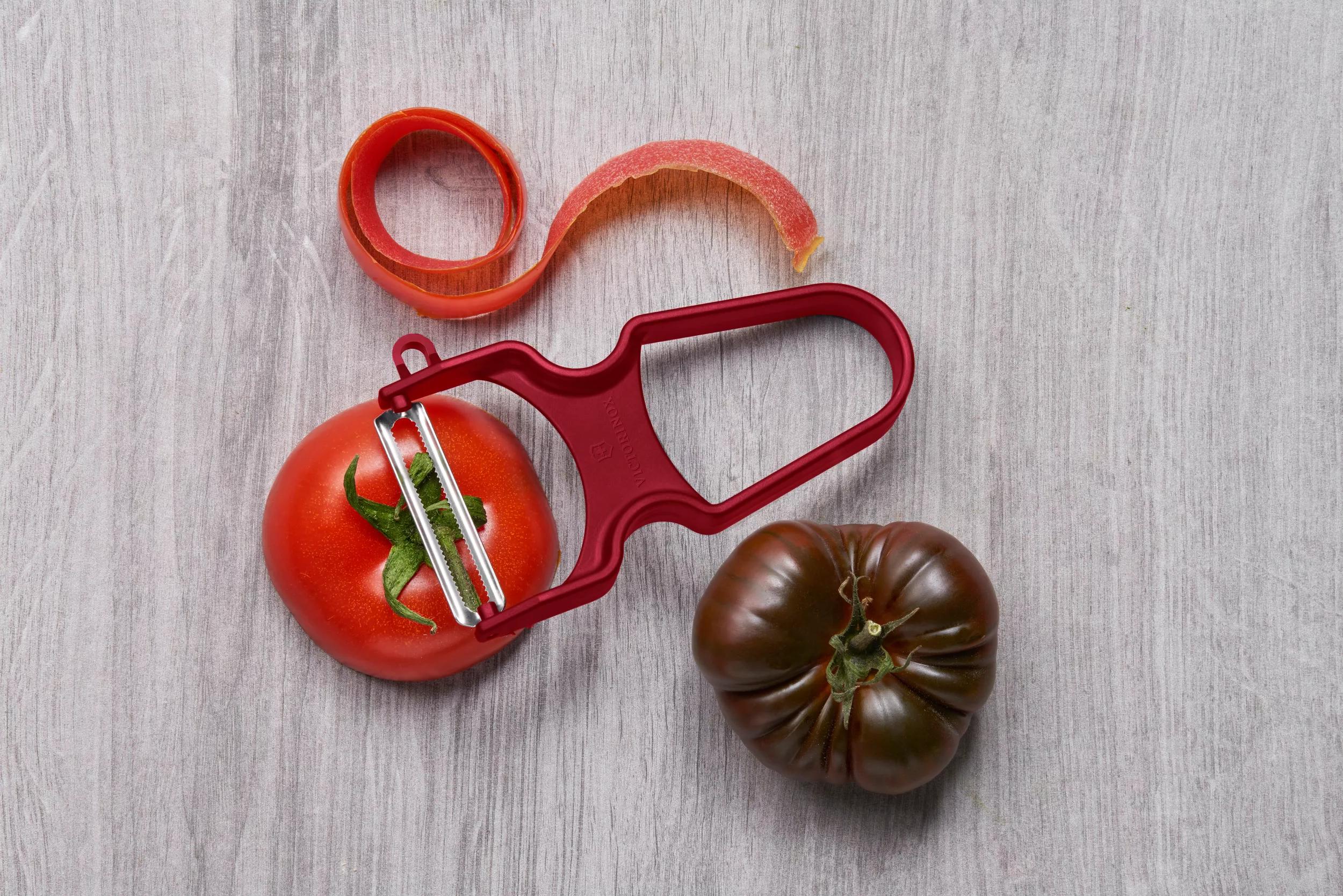 Yes, you can peel a tomato!
