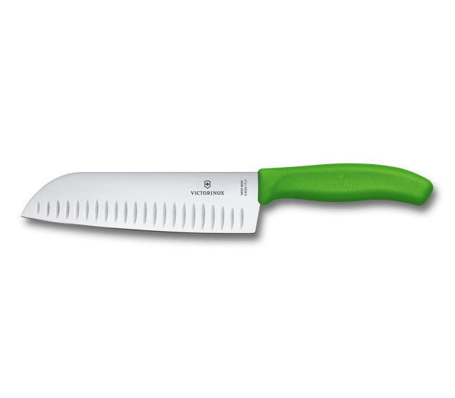 Cuchillo Santoku Swiss Classic con filo con alvéolos-6.8526.17L4B