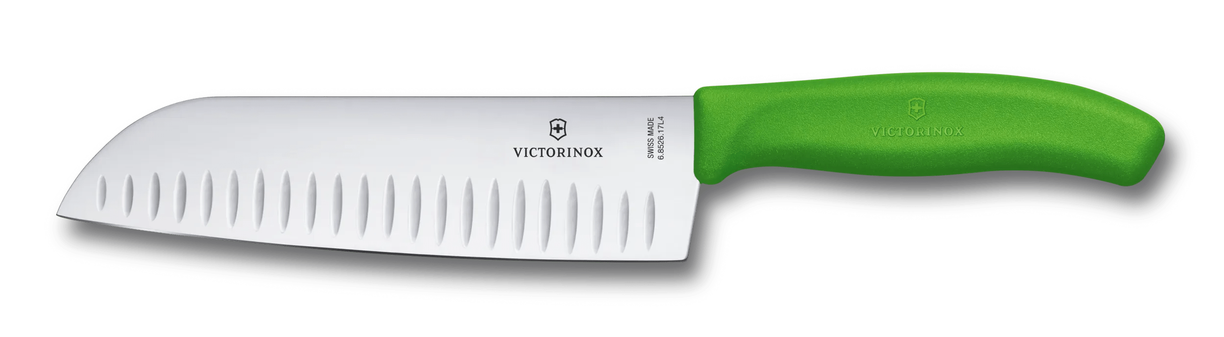 Victorinox Cuchillo para chef Swiss Classic con filo con alvéolos en negro  - 6.8023.25G