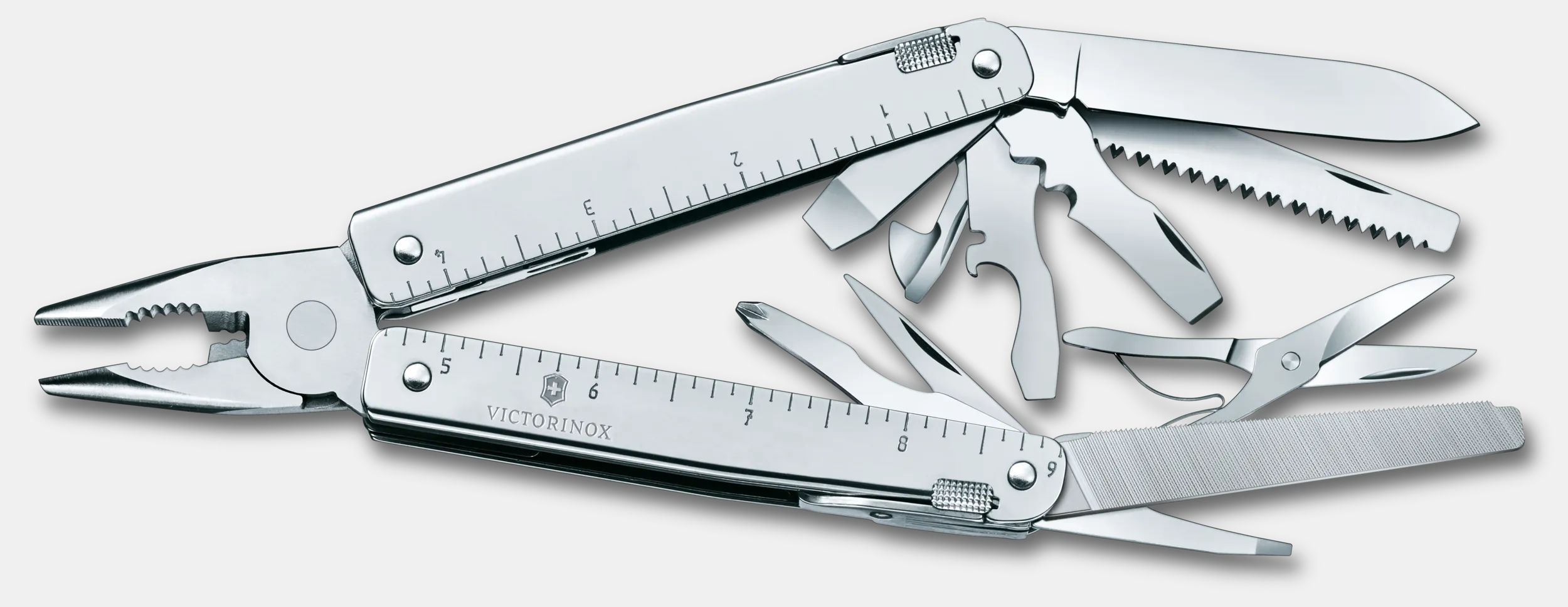 Victorinox Swiss Tool X Plus Ratchet in Inklusive Leder Gurteletui 3.0339.L