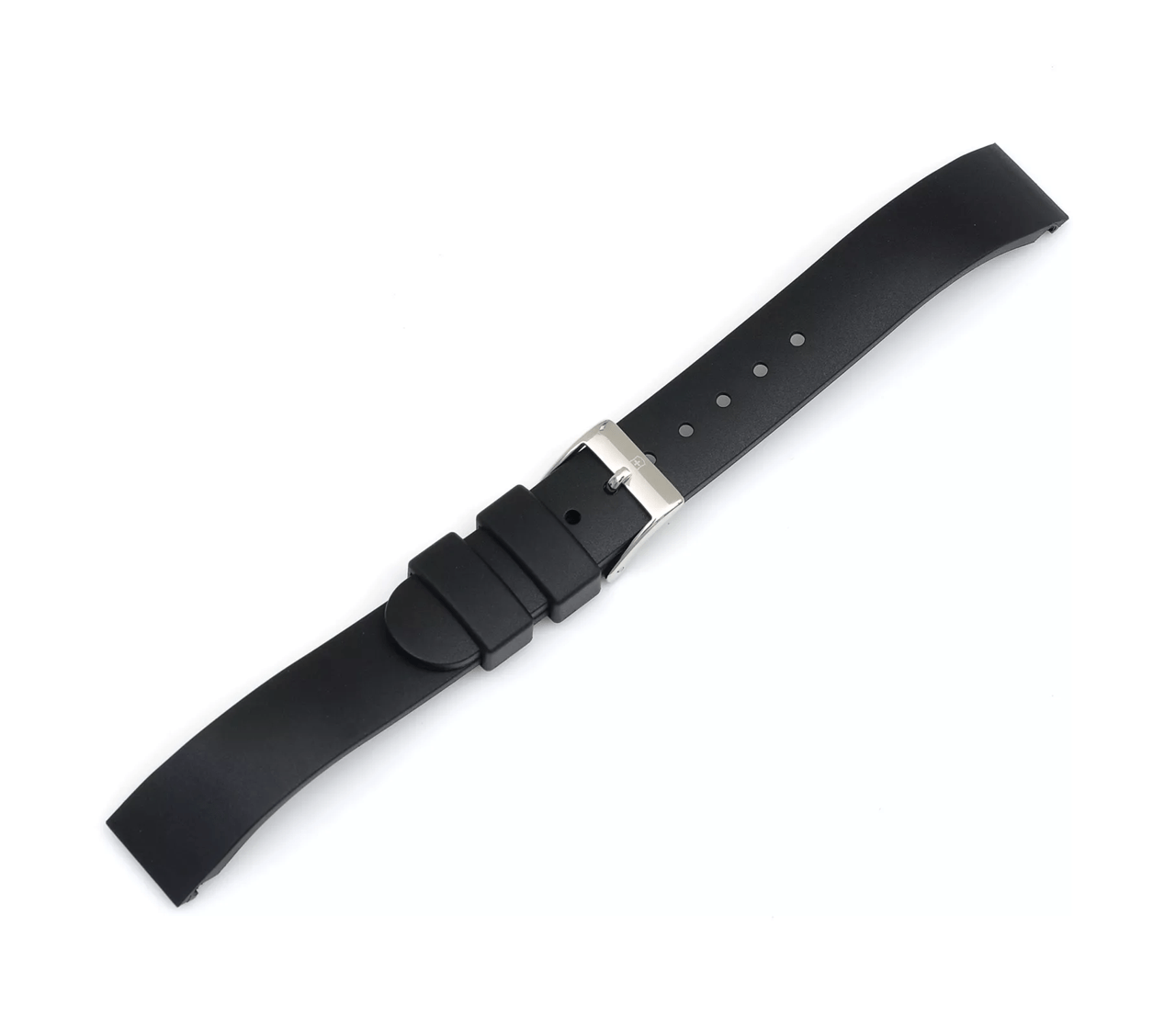 Alliance Rectangle - Black Synthetic Strap with Buckle - null