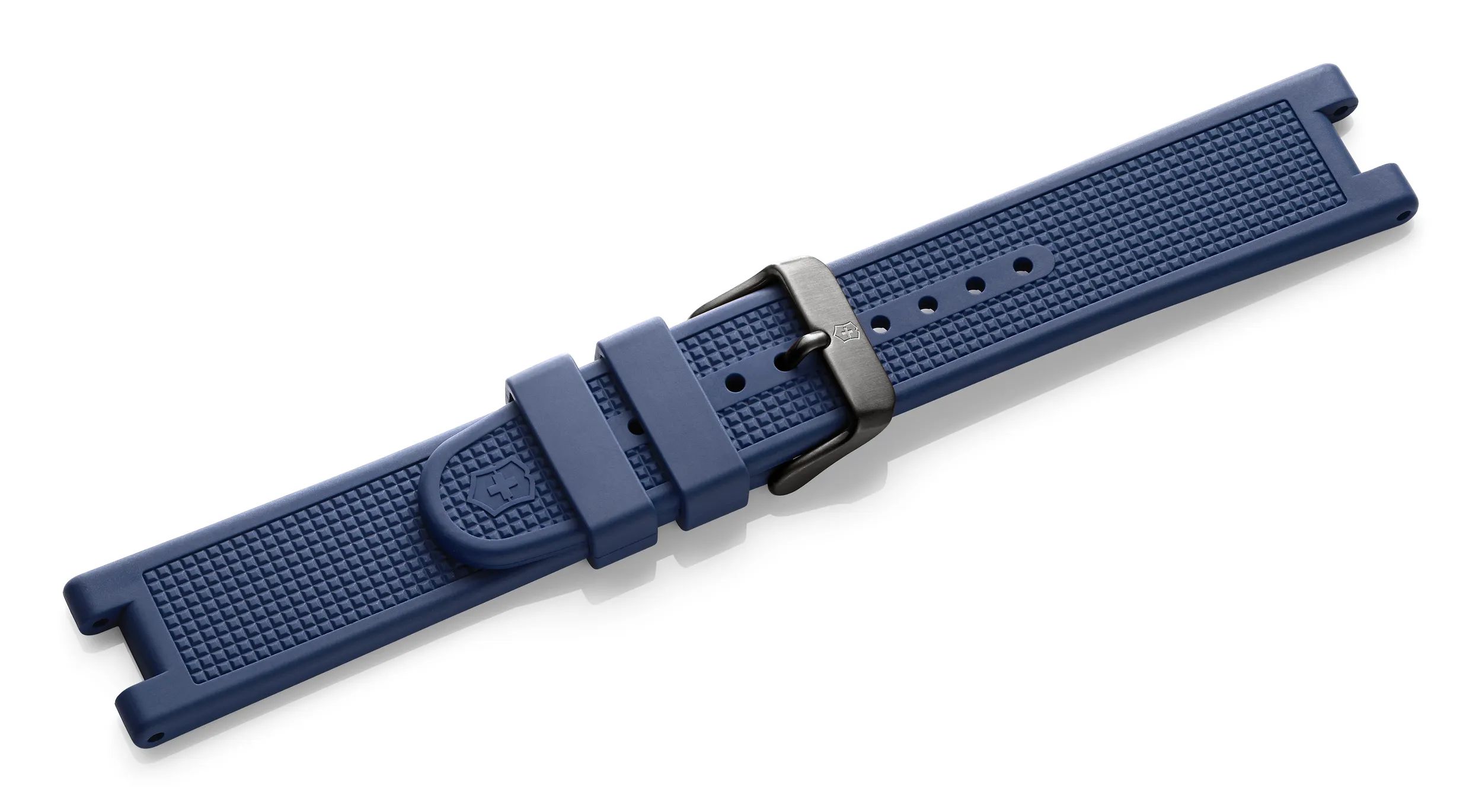 Victorinox Blue rubber strap with buckle in Blue rubber strap with buckle 004946
