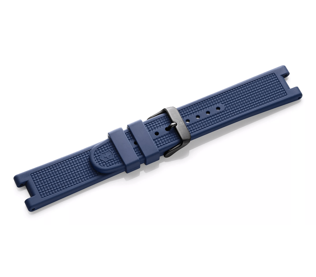 Blue rubber strap with buckle - null