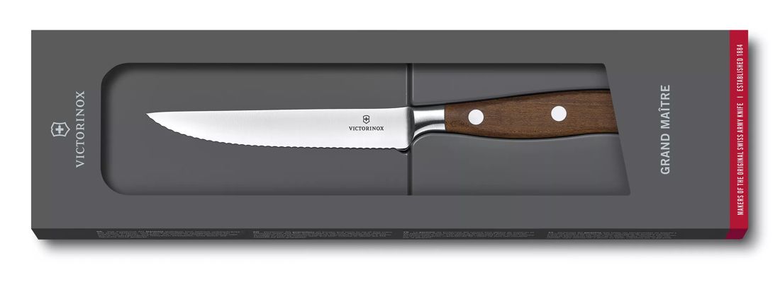 Victorinox Grand Maître Wood Steak Knife in Modified Maple 