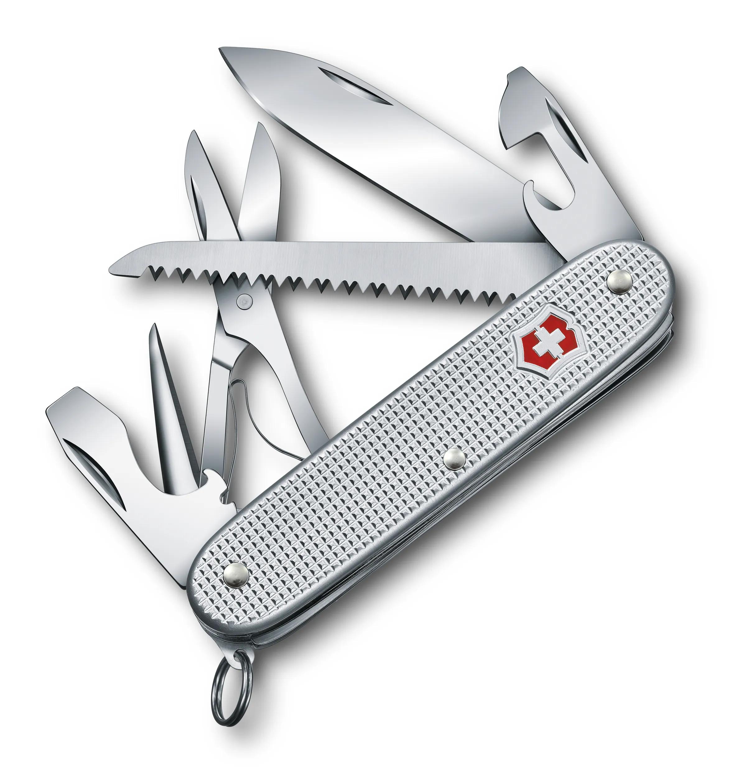 VICTORINOX SWISS ARMY 7 Silver Alox Authentic and Original Swiss Army Knife  - Tony's Restaurant in Alton, IL