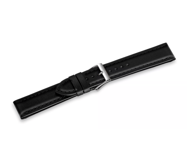 Black leather strap with buckle-005769