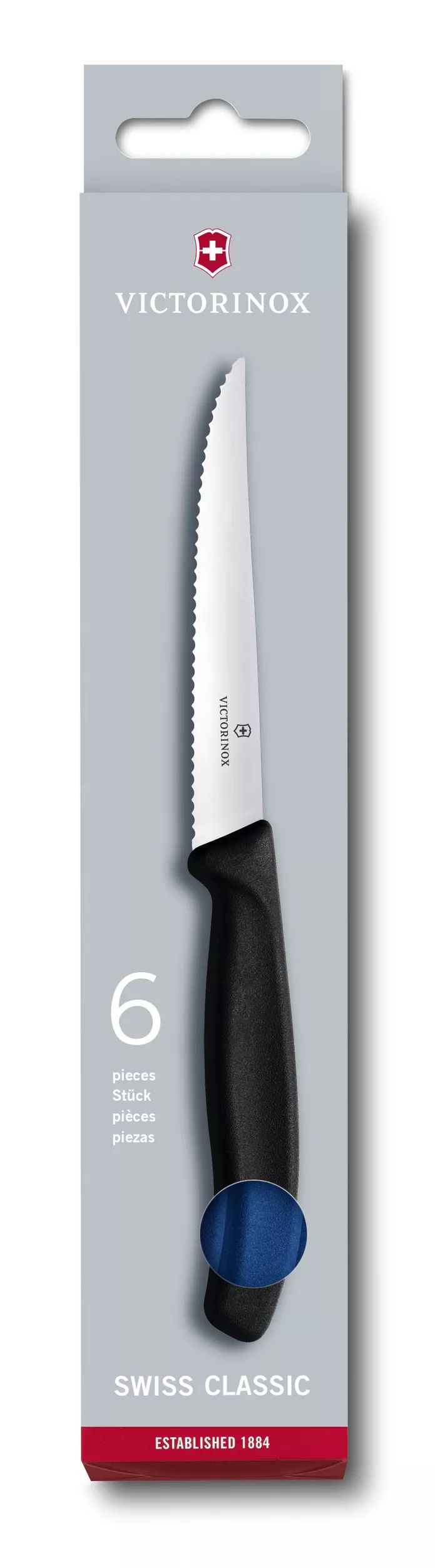 Swiss Classic Steak Knife Set, 6 pieces-6.7232.6