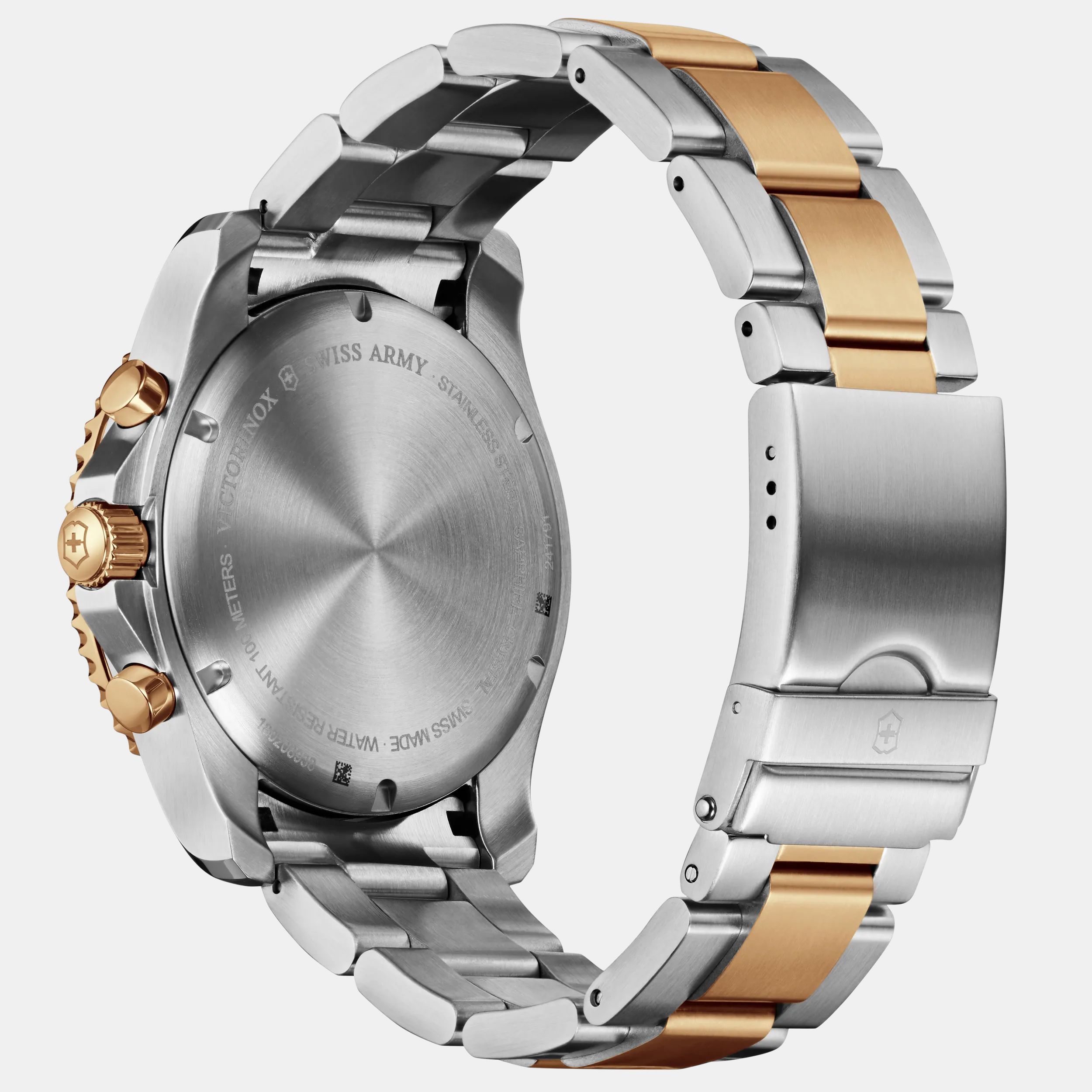 Victorinox two tone watch discount