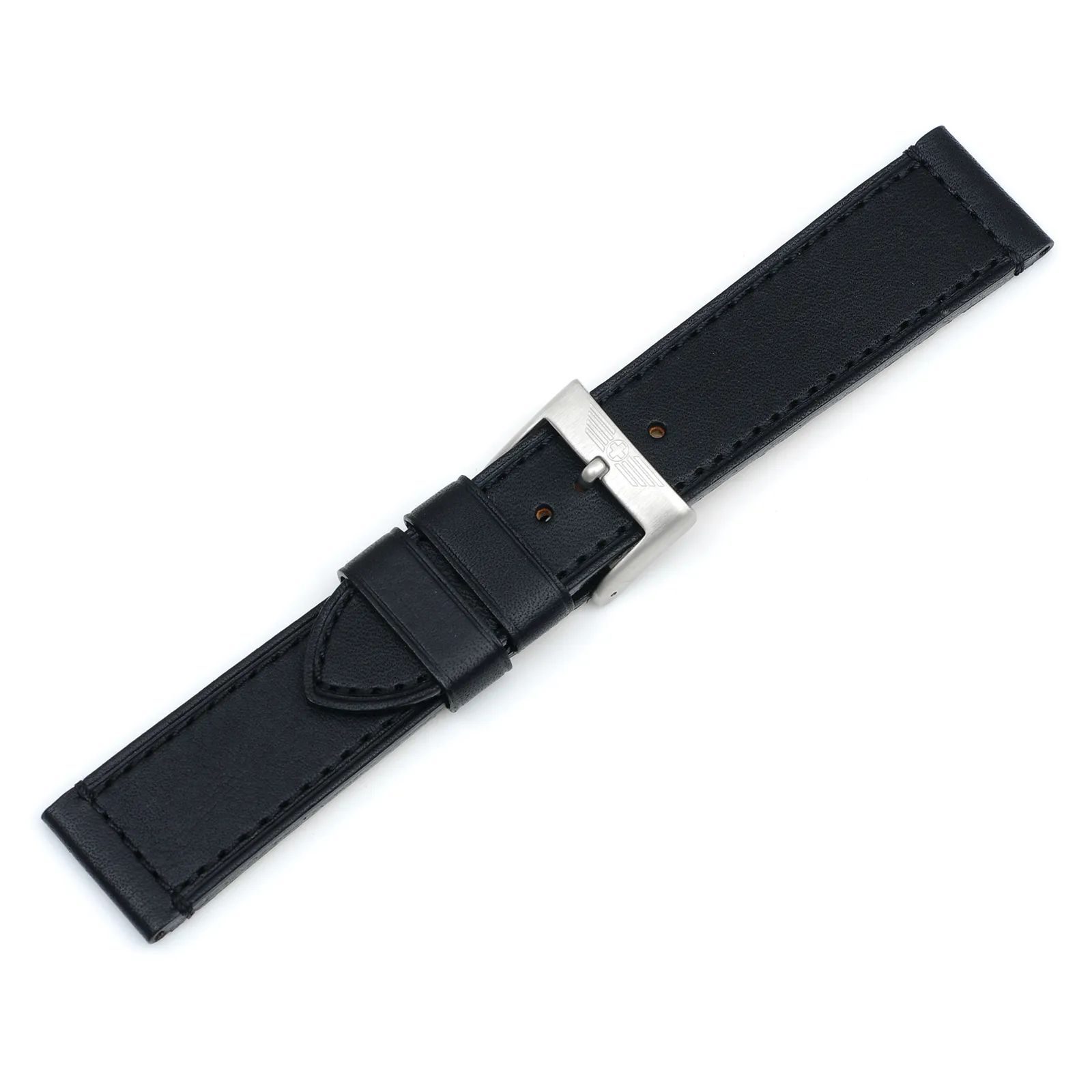 Victorinox Infantry Chrono Black Leather Strap with buckle 23 mm in Infantry Chrono Black Leather Strap with buckle 23 mm 002093