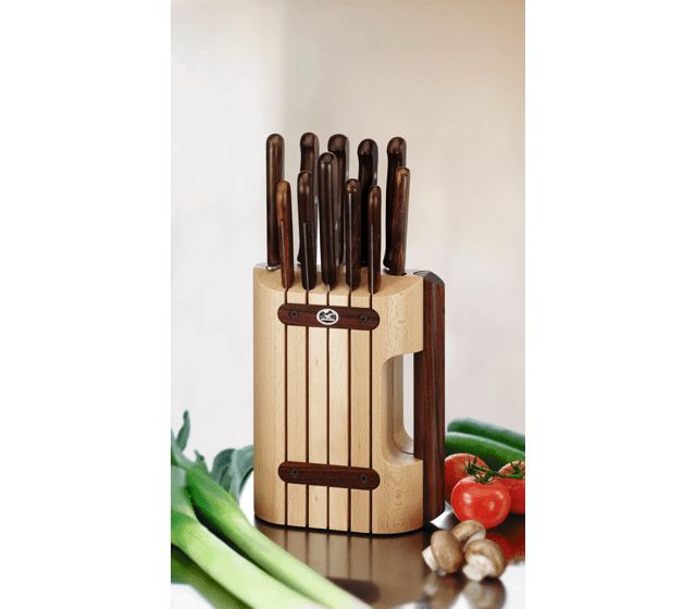 Wood Cutlery Block, 11 pieces-5.1150.11