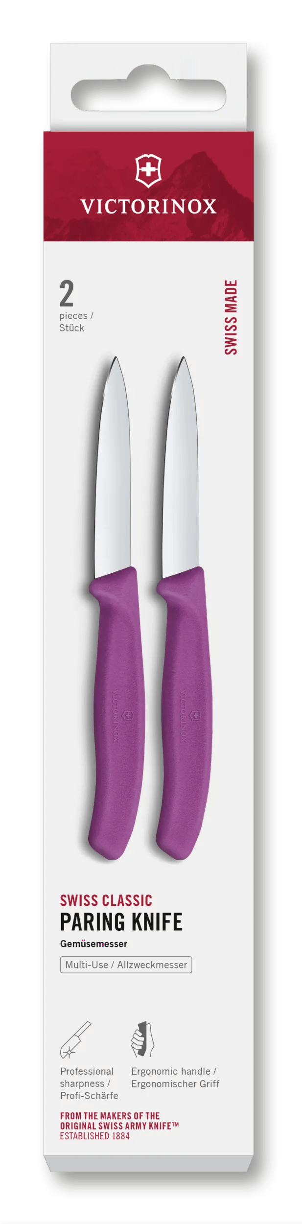 Swiss Classic Paring Knife Set, 2 Pieces Victorinox (USA) (Purple)