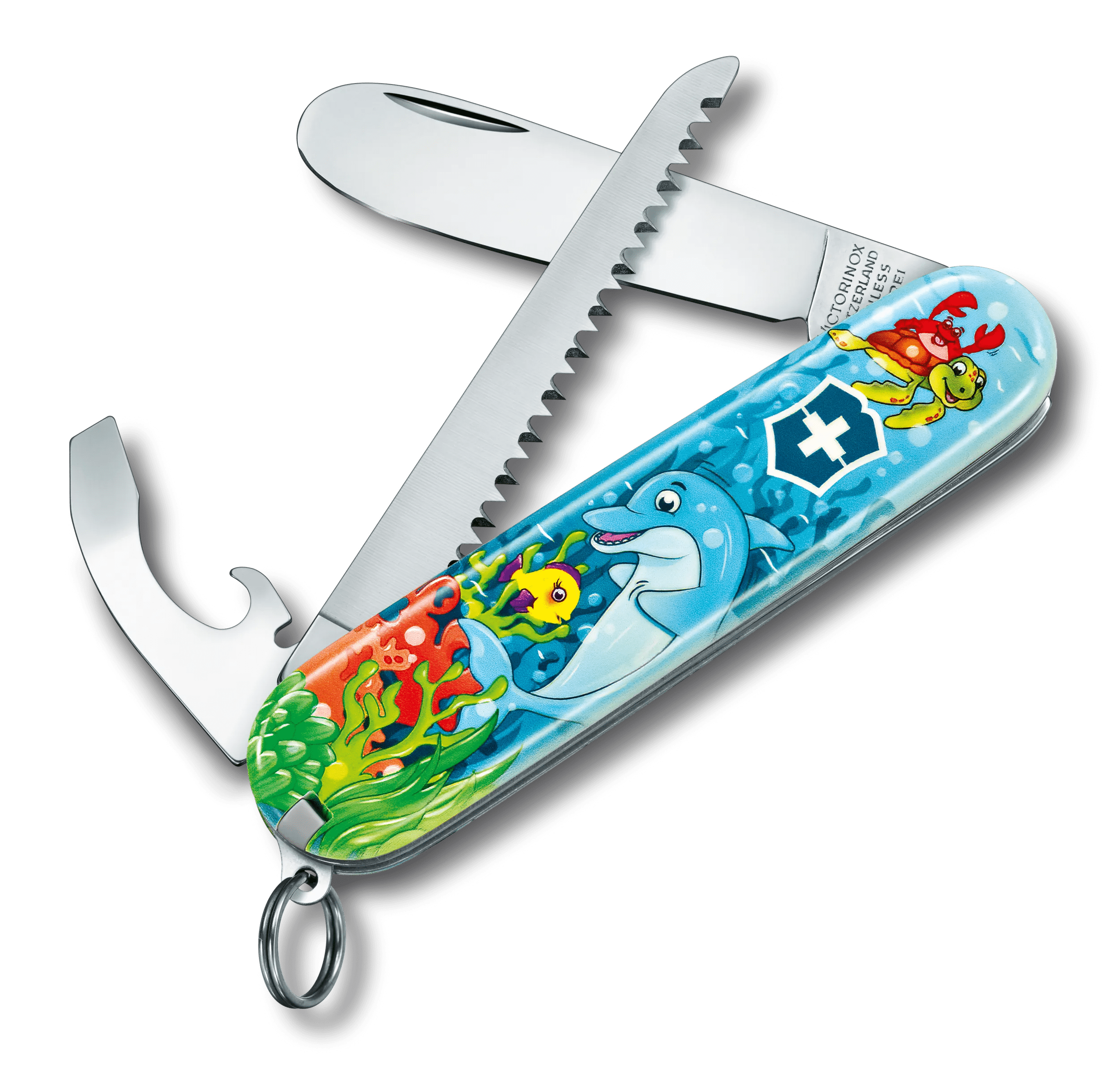 Victorinox I set per bambini My First Victorinox, in un'edizione speciale  per chi ama gli animali in Dolphin - 0.2373.E1