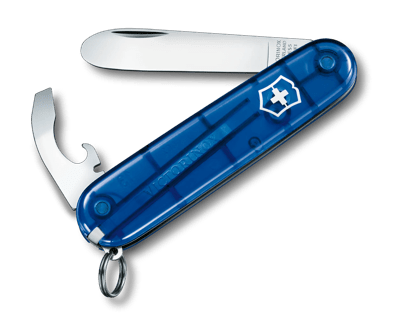 Victorinox My First Victorinox H in blue transparent 0.2373.T2