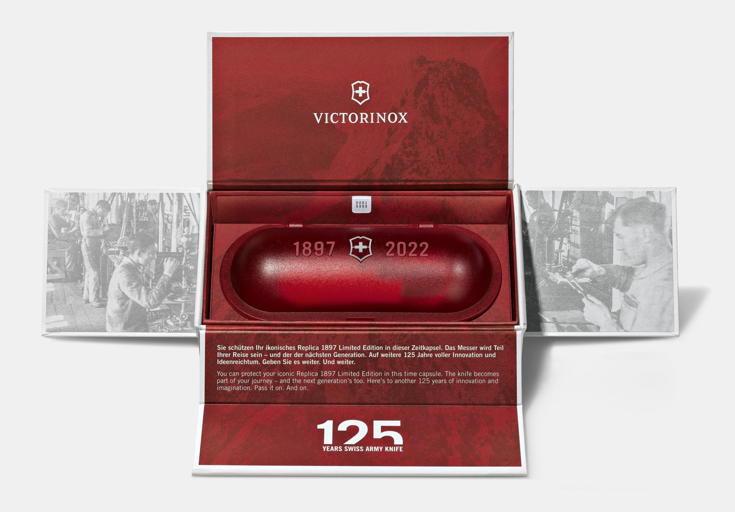 Victorinox Replica 1897 Limited Edition in Red vulcanized fibre 0.1897.J22