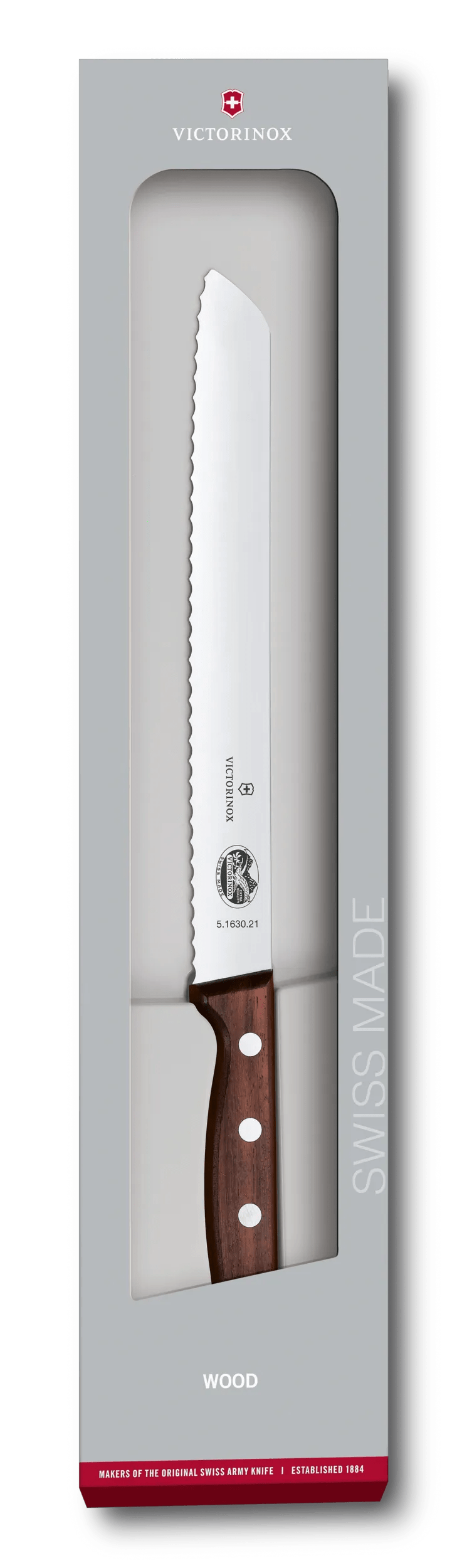 Victorinox Wood Bread Knife in Modified Maple 5.1630.21G