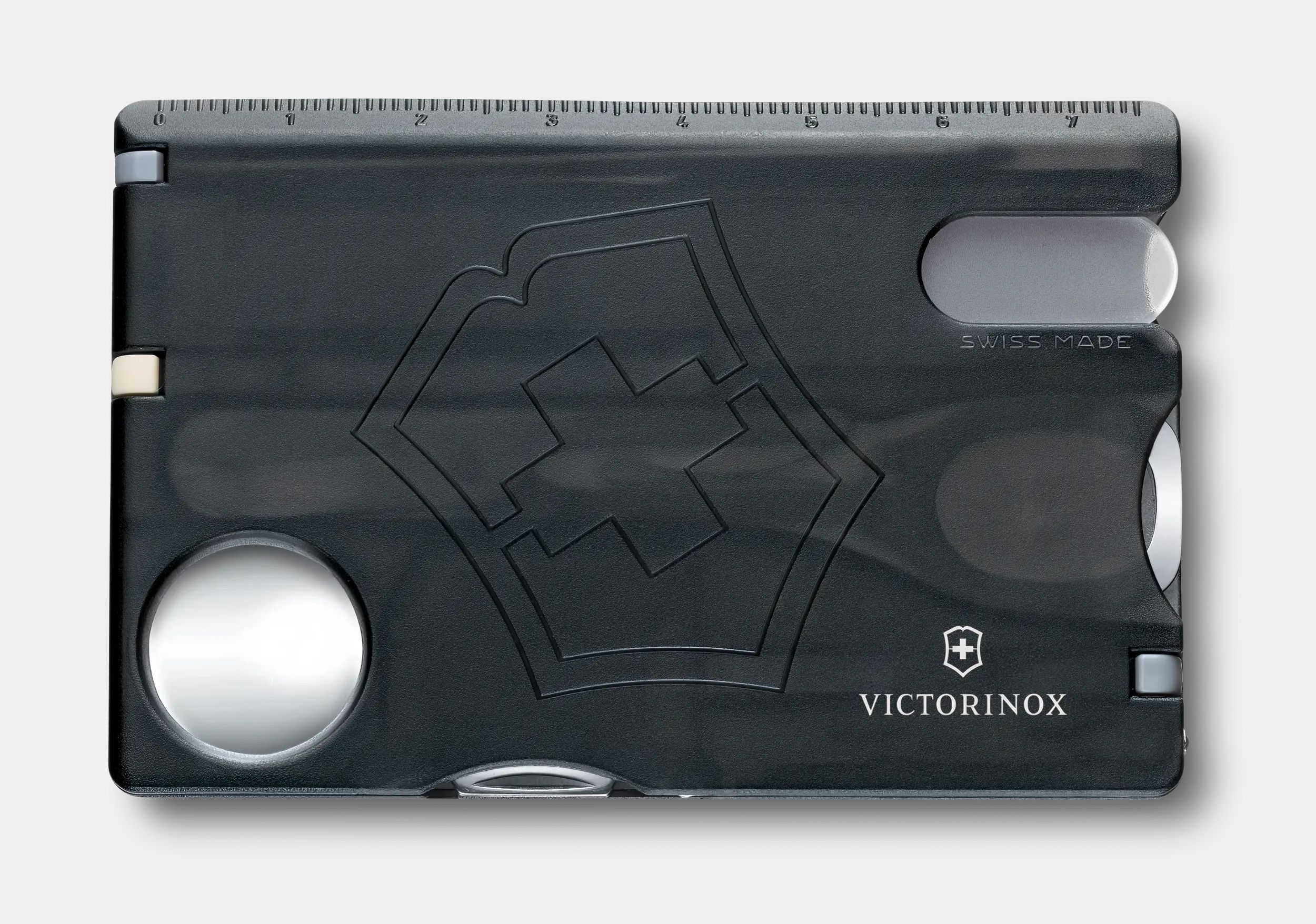 Victorinox Swiss Card Nailcare in black transparent 0.7240.T3