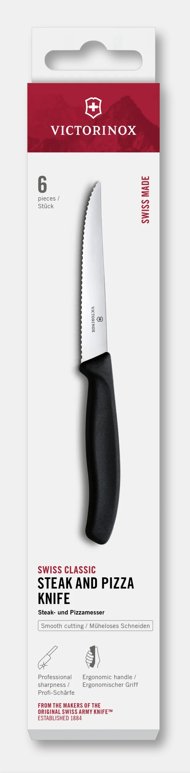 Swiss Classic Steak Knife Set, 6 pieces - 6.7233.6