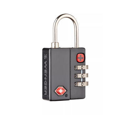 Cadenas à combinaison de 3 chiffres homologué Travel Sentry®