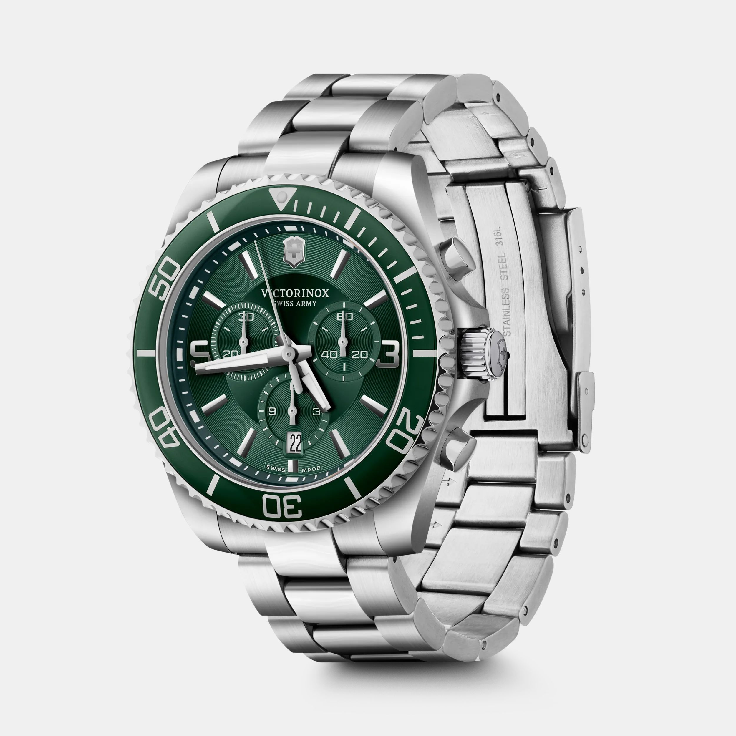 日本全国送料無料商品 特集 Maverick in Chronograph Maverick Victorinox Chronograph 241946 - ワイン