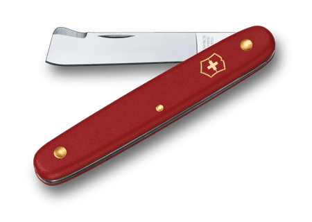 Victorinox Floral Knife Left handed in red 3.9450.B1